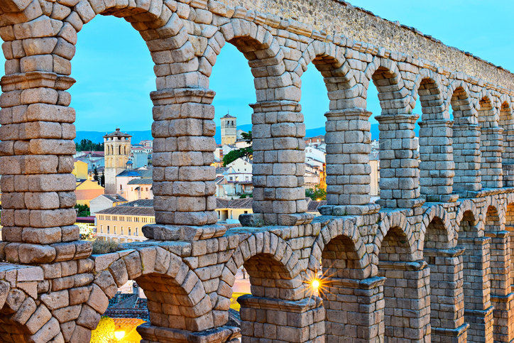 Roman Aqueduct Segovia Spain