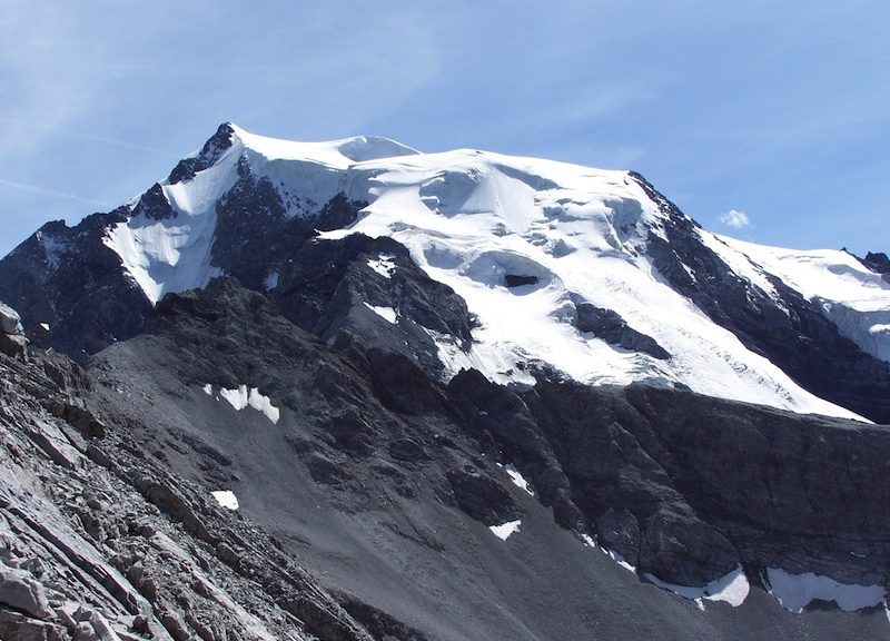 Il Monte Ortles (3905 m) in Alto Adige dal quale sono state estratte nel 2011 le carote di ghiaccio (Foto Paolo Gabrielli)